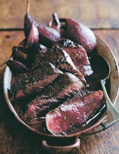 Roast beef with Fleurie wine (Rosbif au vin de Fleurie)