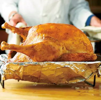 Roast brined turkey