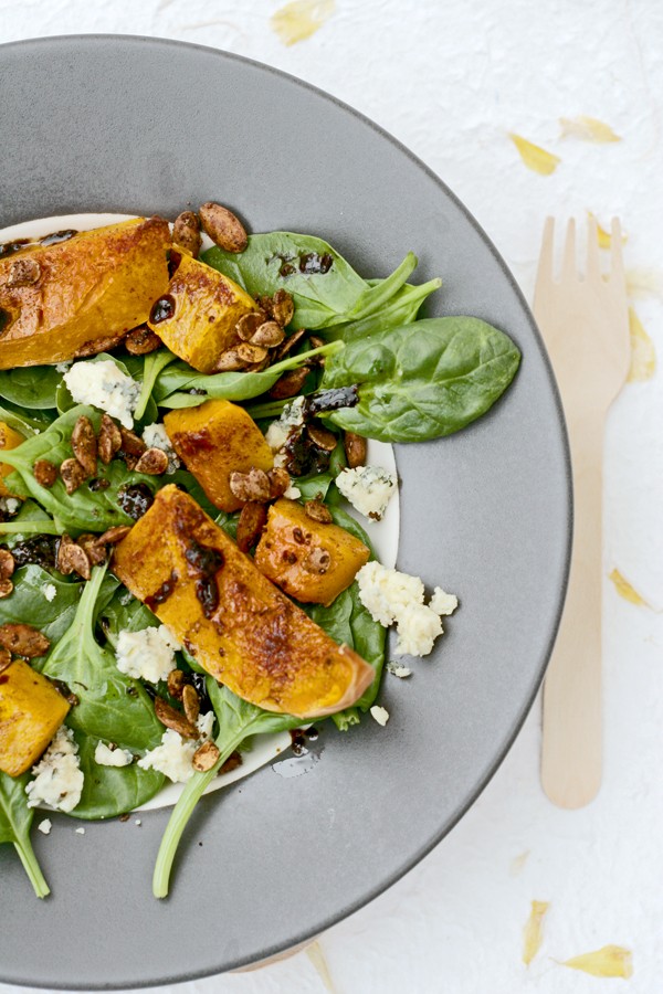 Roast butternut squash & Gorgonzola salad