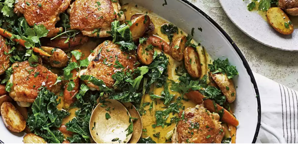 'Roast' chicken dinner