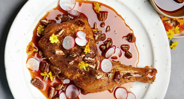Roast chicken with hot honey