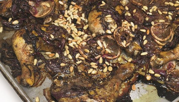 Roast chicken with sumac, za'atar, and lemon 