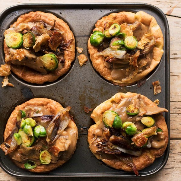 Roast chicken Yorkshires