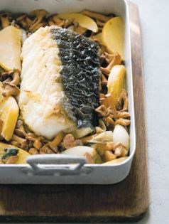 Roast cod with sage (Rôti de cabillaud à la sauge)