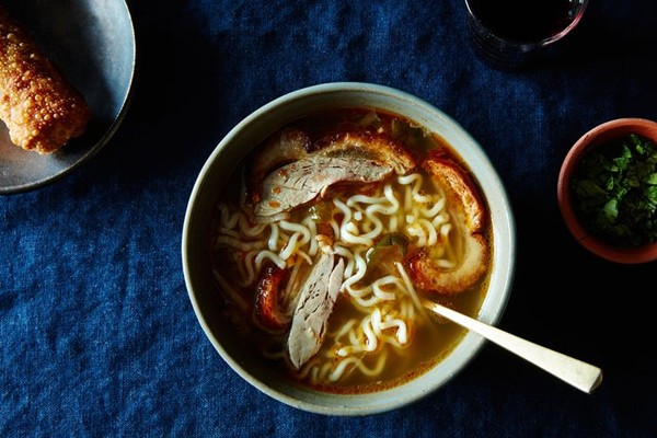Roast duck soup with radishes (Kaoya luobo tang)