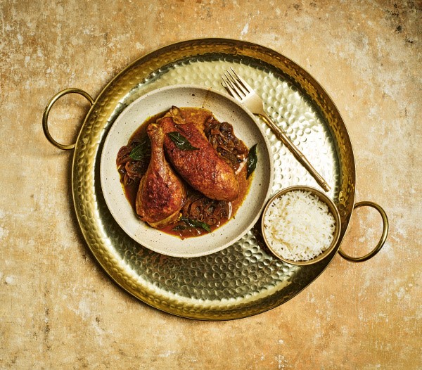 Roast duck with gravy (Tharavu roast)