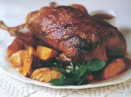 Roast duck with orange sauce (Canard à l'orange)