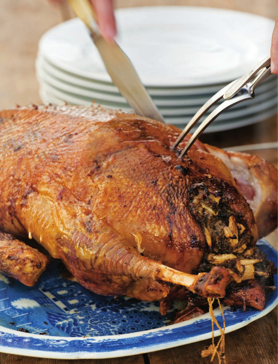 Roast goose