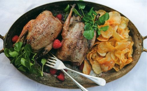 Roast grouse
