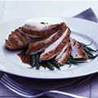 Roast herbed chicken with lemon and garlic