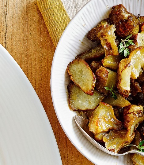 Roast Jerusalem artichokes