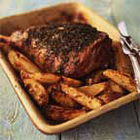 Roast lamb
