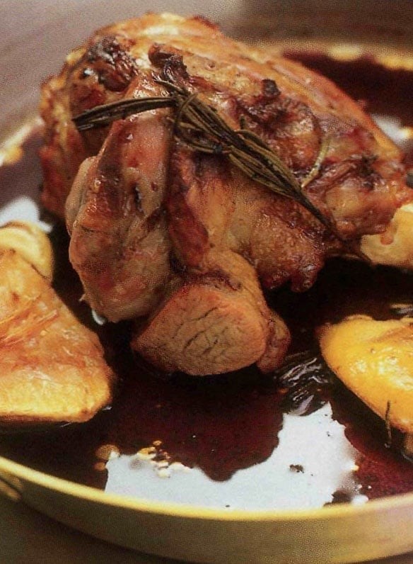 Roast lamb for one