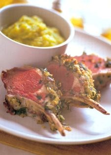 Roast lamb with Asian flavours