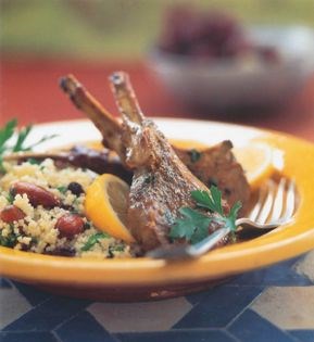 Roast lamb with Moroccan spices (Mechoui)