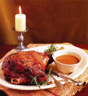 Roast lamb with rosemary, garlic, and lemon (Agnello arrosto al rosmarino, aglio, e limone)