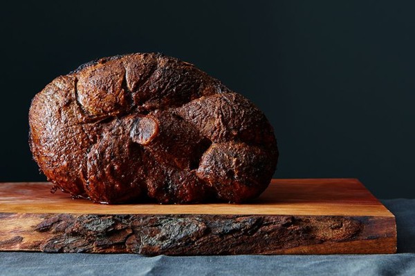Roast leg of lamb