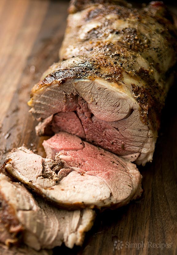 Roast leg of lamb