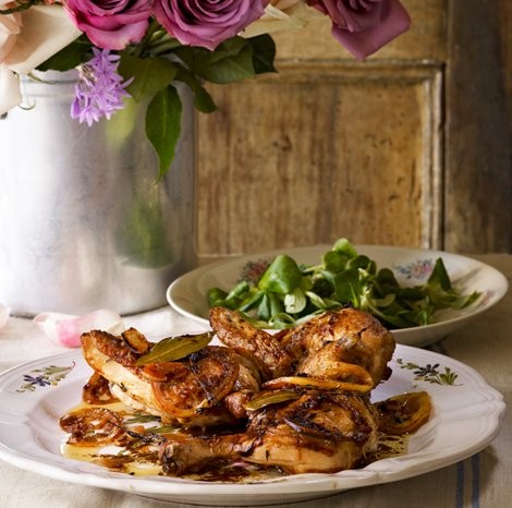 Roast lemon and thyme chicken