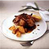 Roast lemon partridge