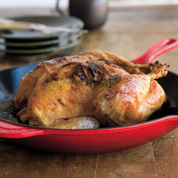 Roast lemon-thyme chicken