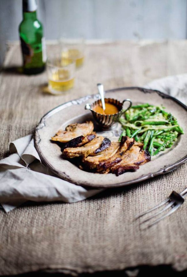 Roast loin of pork Goan style (Assado de porco)