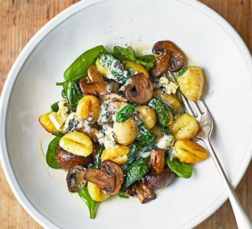 Roast mushroom gnocchi