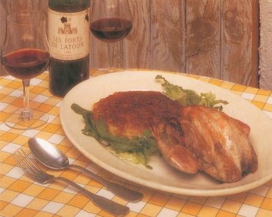 Roast pheasant