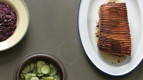 Roast pork and crackling in the Nordic region (Ribbenstek / Flæskesteg)
