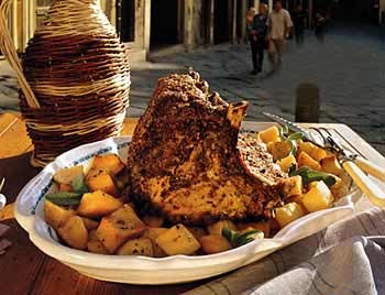 Roast pork loin and potatoes (Arista e patate arrosto)