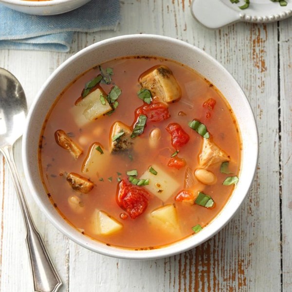 Roast pork soup