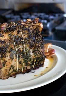 Roast pork, Tuscan style (Arista)
