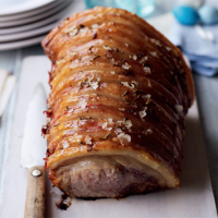 Roast pork with Marsala gravy