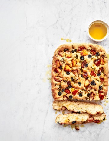 Roast potato focaccia