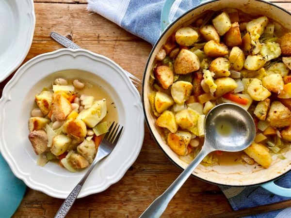 Roast potato stew