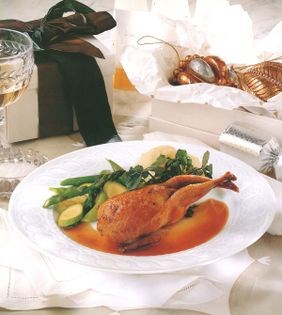 Roast quail