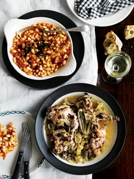 Roast rabbit (Coniglio al forno)