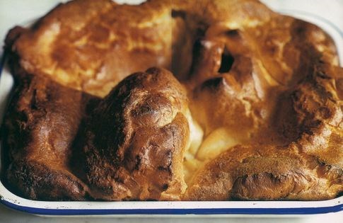 Roast rib eye of beef and Yorkshire pudding