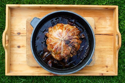 Roast shoulder of lamb
