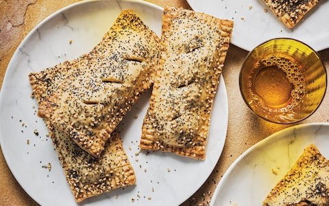 Roast squash and goat’s cheese hand pies