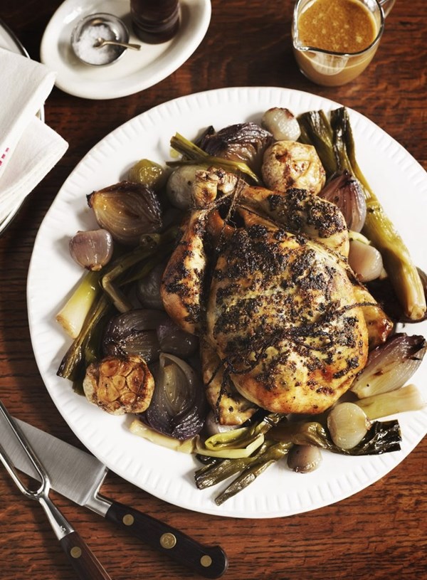Roast tarragon chicken