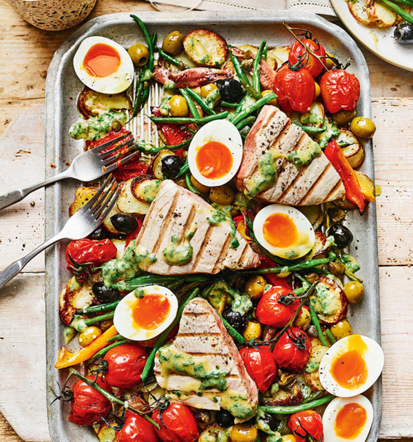 Roast tuna Niçoise