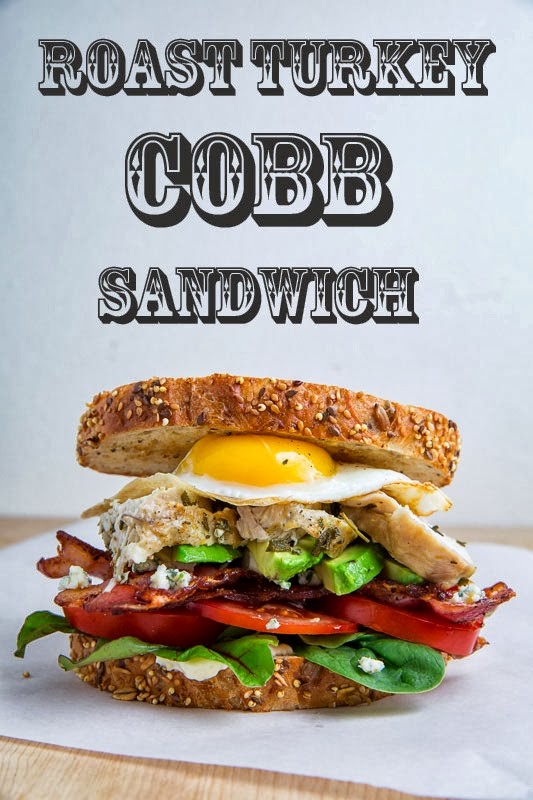 Roast turkey Cobb sandwich