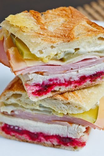 Roast turkey Cuban sandwich