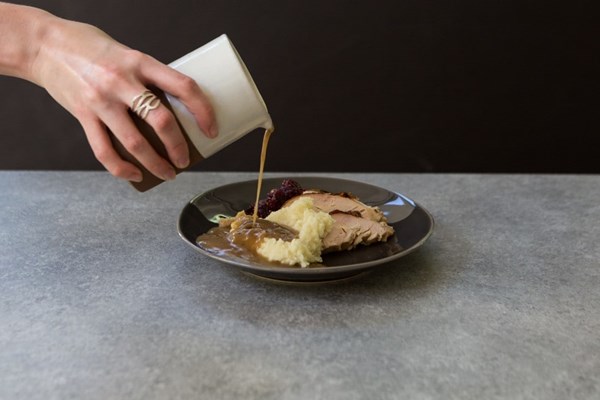 Roast-turkey gravy