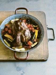 Roast veal with preserved lemon (Rôti de veau au citron confit)
