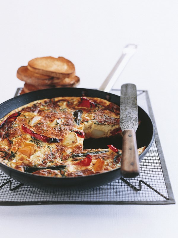 Roast vegetable frittata