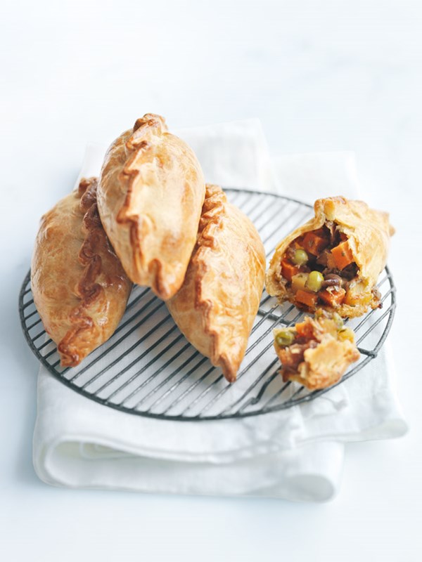 Roast vegetable pasties