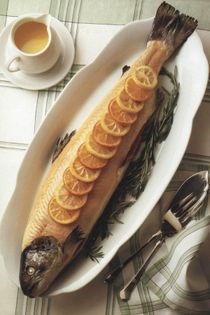 Roast Welsh salmon