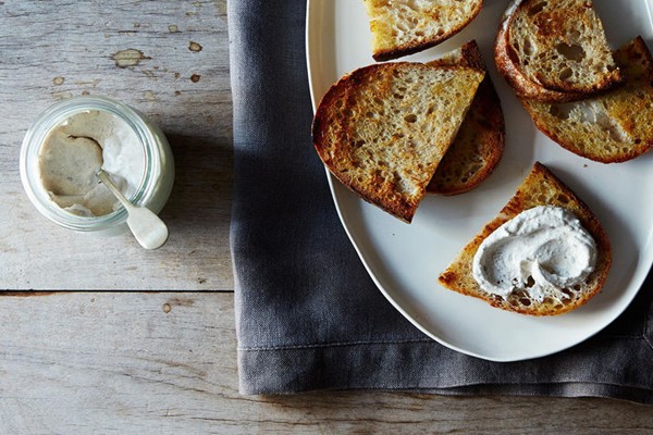 Roasted and whipped bone marrow